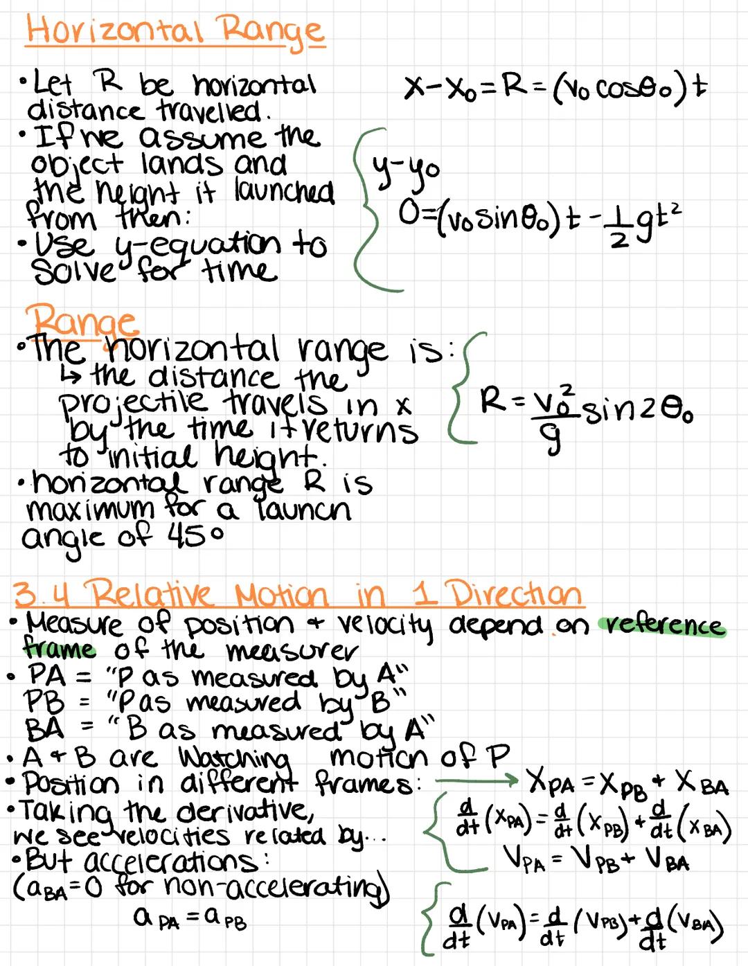 3.1 Displacement
$
\Delta \vec{r} = \vec{r_2} - \vec{r_1} \longrightarrow \text{displacement vector}
$
$\Delta \vec{r} = (x_2 - x_1)\hat{i} 