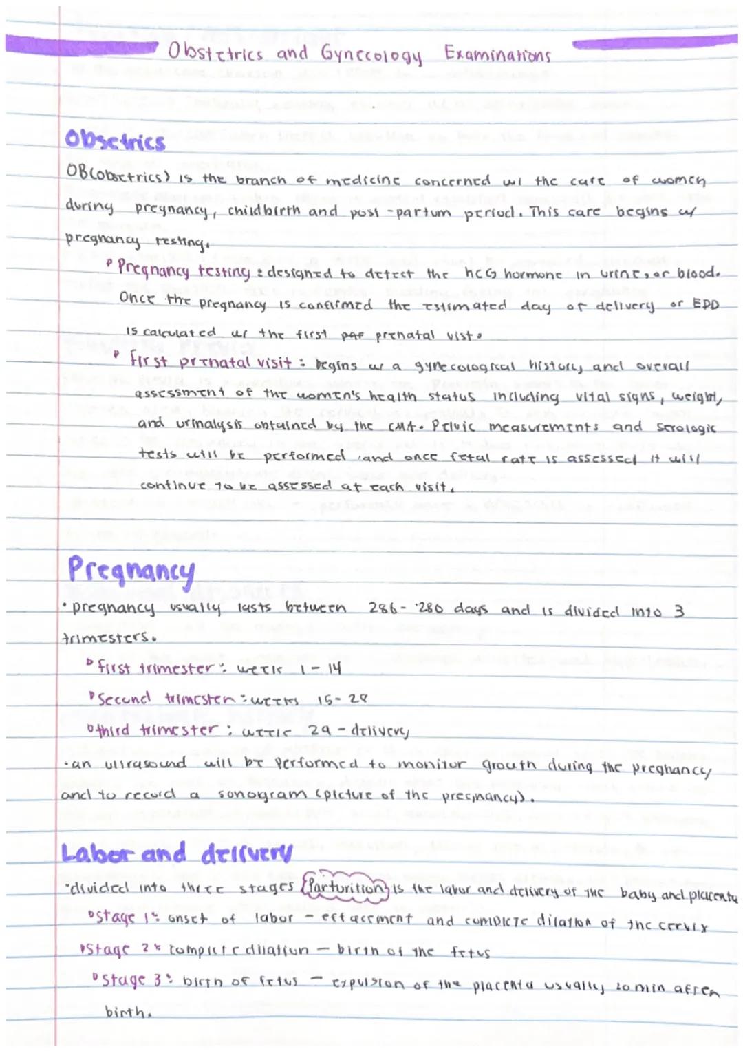 # Obsetrics

Obstetrics and Gynecology Examinations.

OBCobsctrics) is the branch of medicine concerned wl the care of womch
during pregnanc
