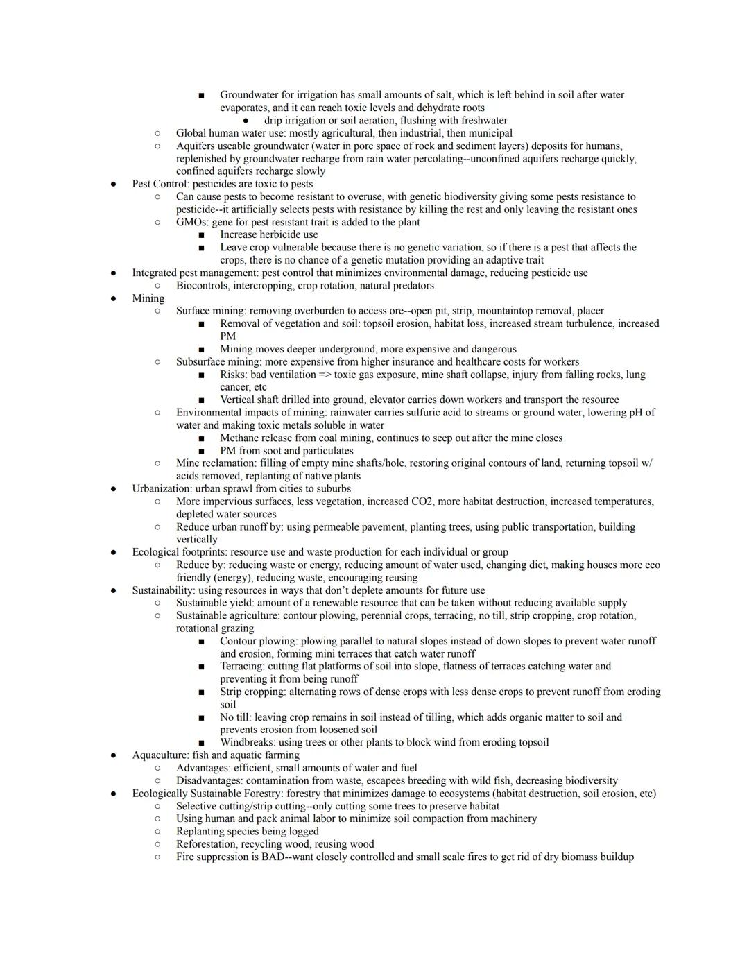 *notes on only the higher weighted units... 2.4 notes FRQ tips

Official Exam Content Weighting:
Unit 1: The Living World: Ecosystems (6-8%)