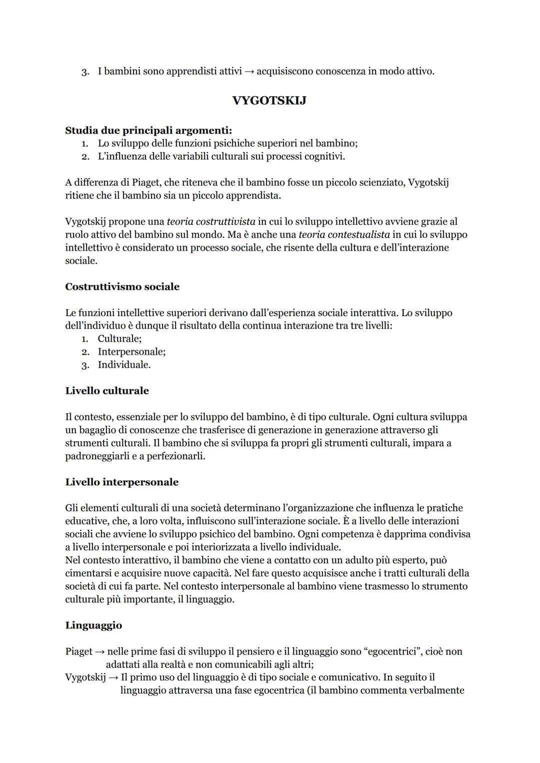 # PIAGET

La conoscenza umana può essere considerata come un organo biologico della mente →
l'acquisizione della conoscenza può essere un pr