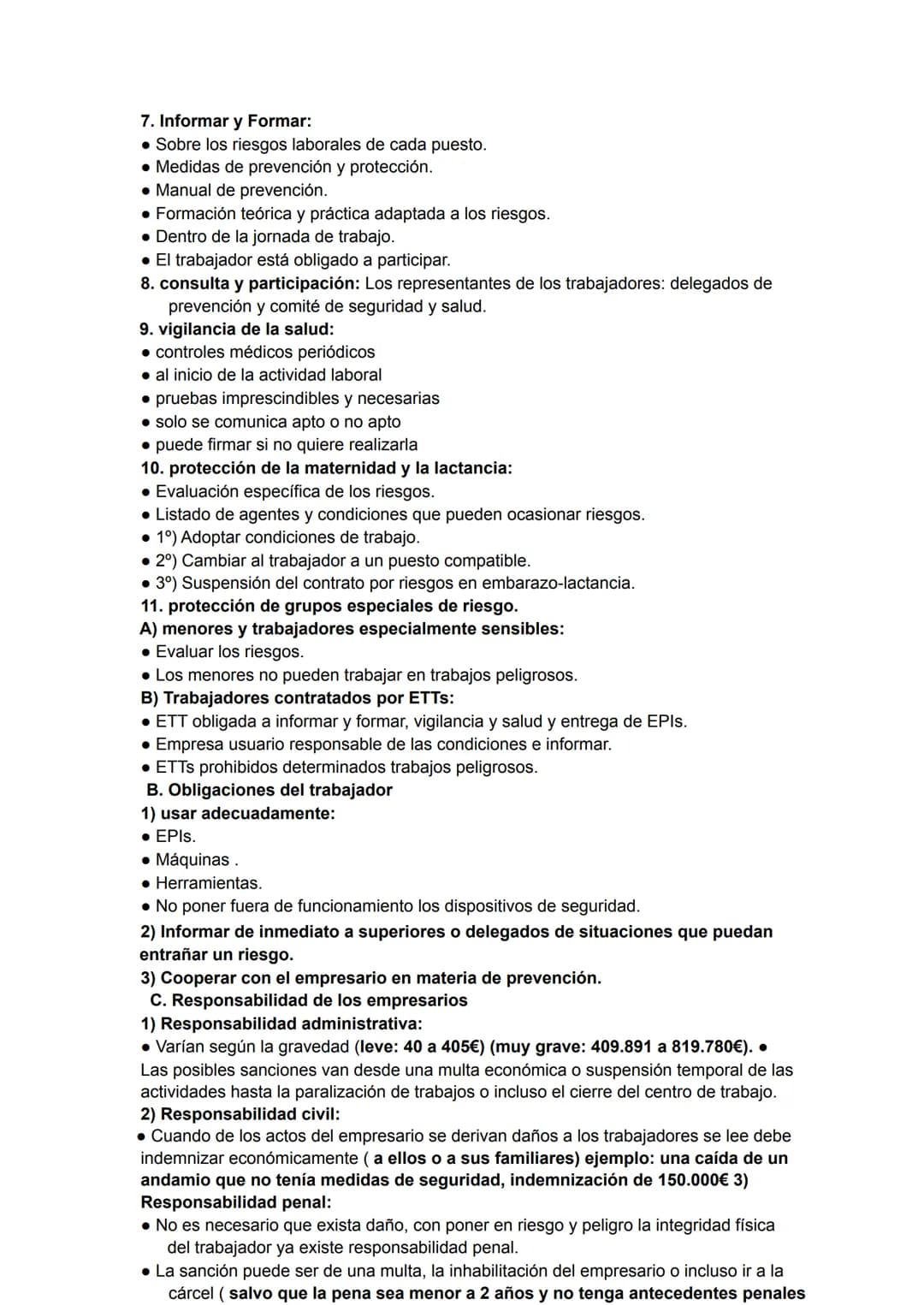 RESUMEN FOL TEMA 2

1.1 MARCO NORMATIVO (tipo test):
1. Normas internacionales
*   La OIT: a través de sus convenios internacionales, como e