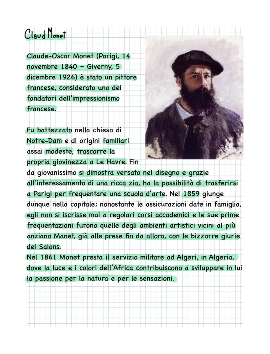 Li
impressionismo

L'IMPRESSIONISMO

Nel 1874 alcuni artisti esposero le loro opere nello studio
del fotografo Nadar: verranno chiamati Impr