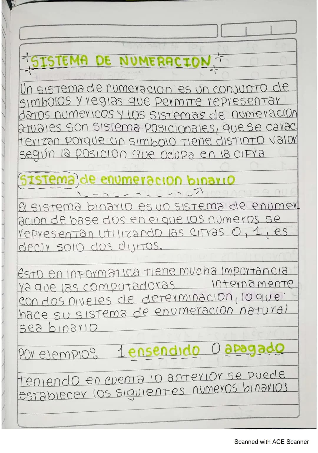 # SISTEMA DE NUMERACION

Un sistema de numeracion es un conjunto de
simbolos y reglas que permite representar
datos numericos Y LOS SIstemas