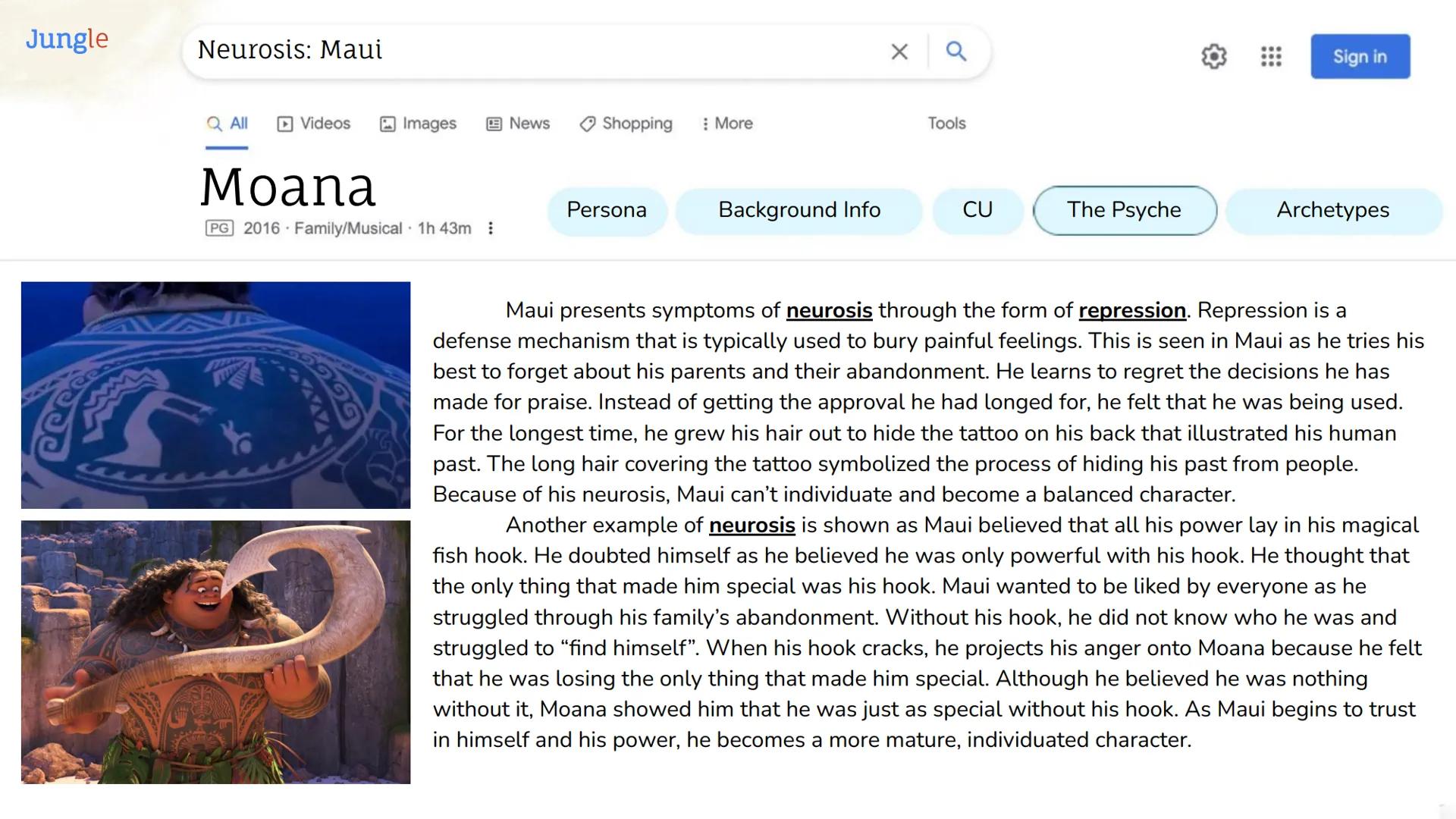 Period 5

Jungian Ideas &
Concepts in Film:
Moana

Carly Quach Jungle
Moana: Film Synopsis
Q All ►Videos Images News Shopping : More Tools S