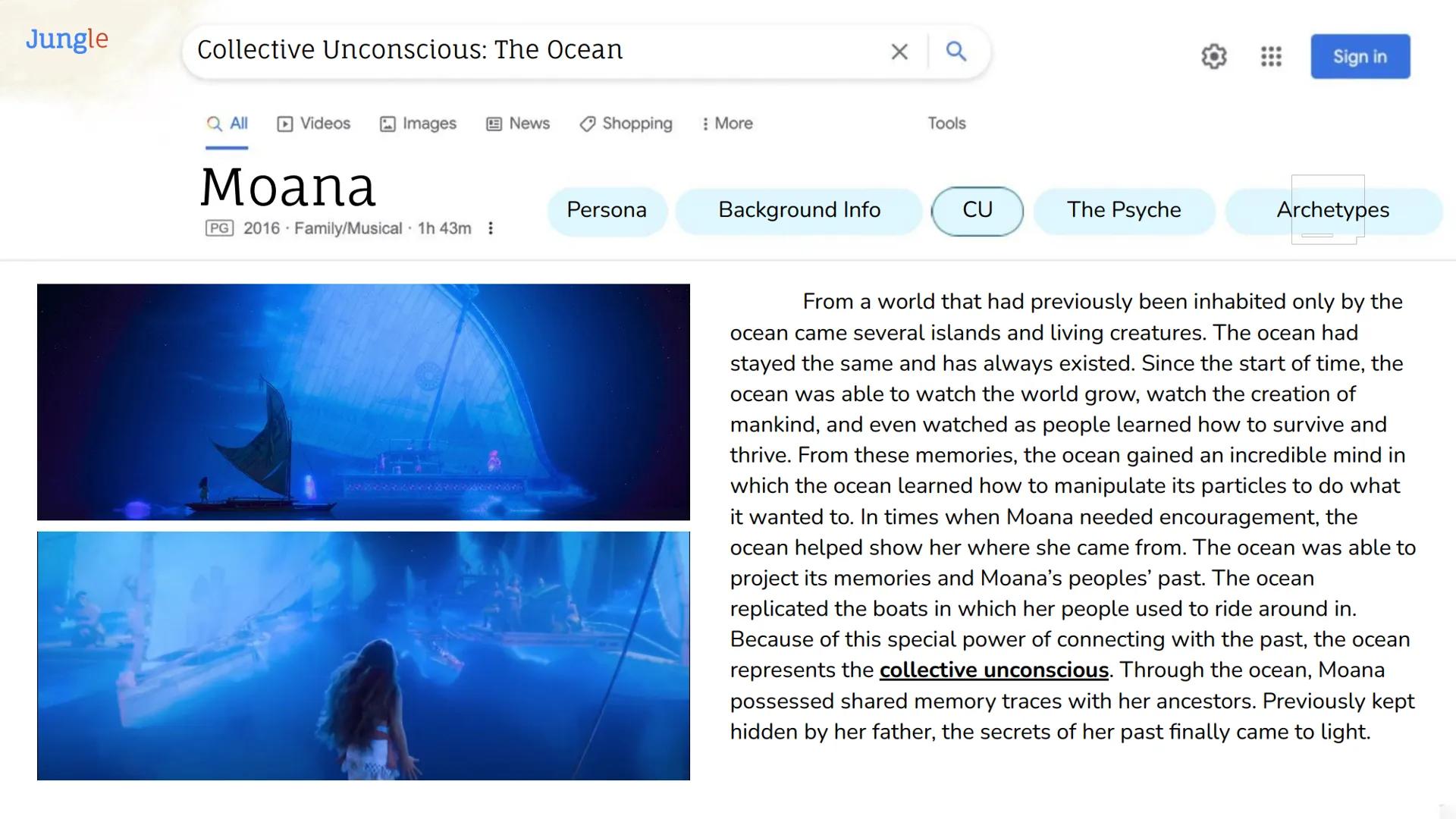 Period 5

Jungian Ideas &
Concepts in Film:
Moana

Carly Quach Jungle
Moana: Film Synopsis
Q All ►Videos Images News Shopping : More Tools S