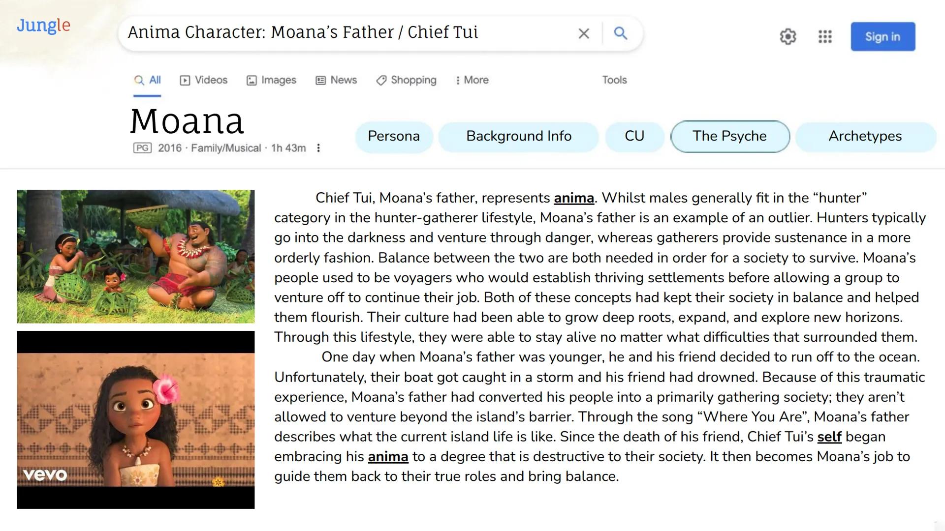 Period 5

Jungian Ideas &
Concepts in Film:
Moana

Carly Quach Jungle
Moana: Film Synopsis
Q All ►Videos Images News Shopping : More Tools S