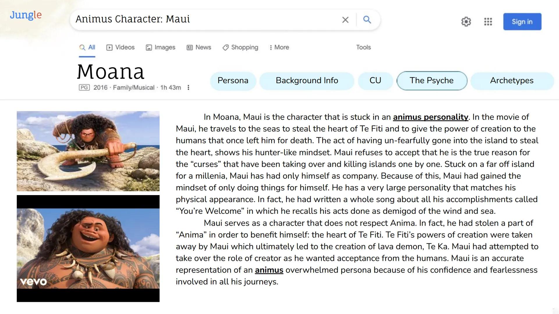 Period 5

Jungian Ideas &
Concepts in Film:
Moana

Carly Quach Jungle
Moana: Film Synopsis
Q All ►Videos Images News Shopping : More Tools S