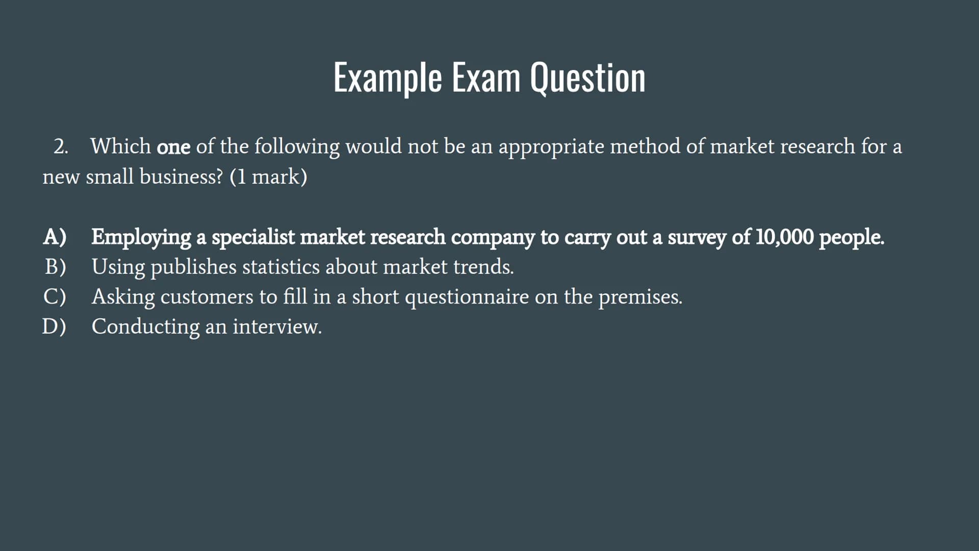 # Types of Market Research # Primary research

Primary research (field research) is collecting information that did not exist before. This f