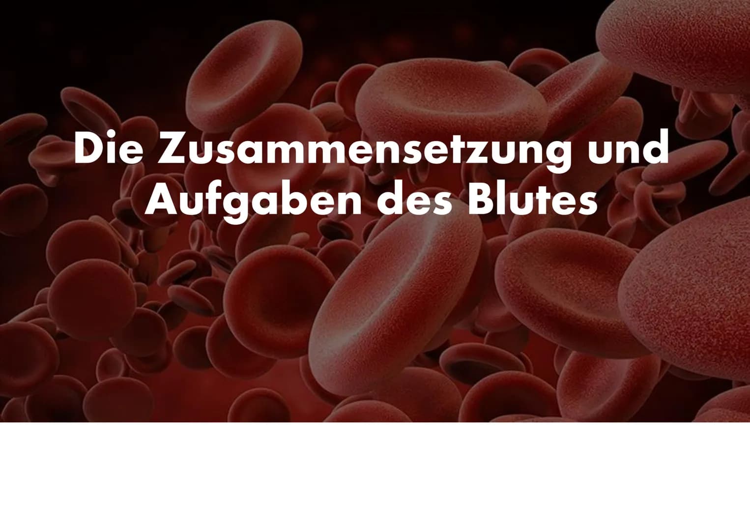 # Die Zusammensetzung und Aufgaben des Blutes Gliederung

• Was ist eigentlich Blut?
• Zusammensetzungen & Aufgaben von Blut
• Blutplasma
• 