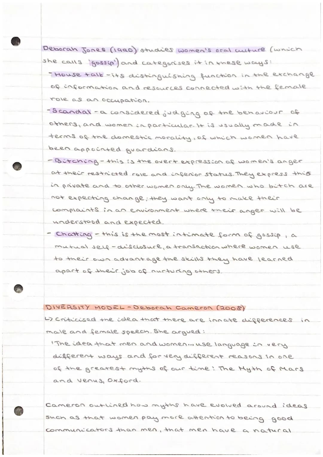 Difference Model research:
- Jennifer Coates (1989) - Coates argues that girls and boys
tend to belong to same sex friendship groups when gr