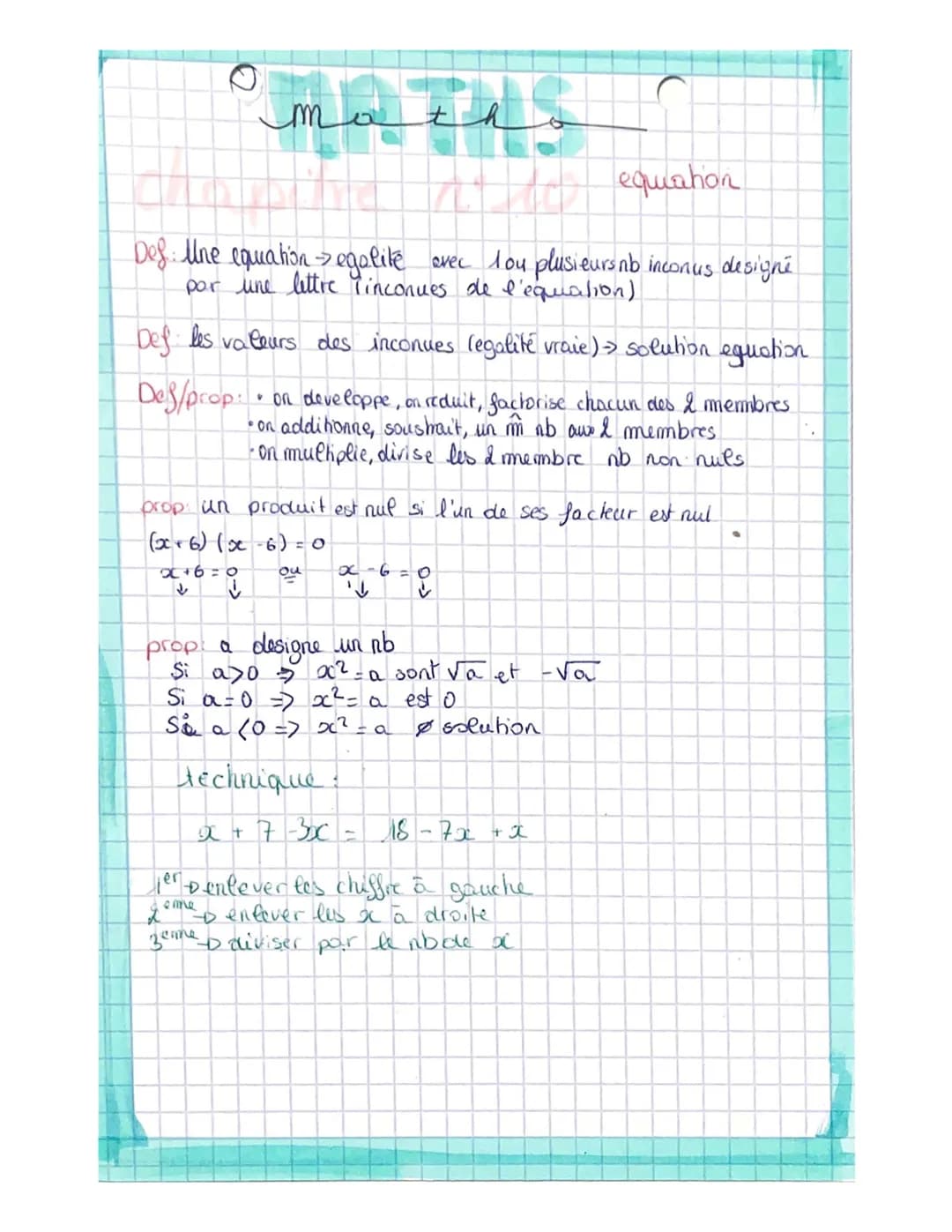wo ont to
Mise

Cmaths

Arithmetique
Des: a multiple de d = a = bxk
bdiviseur de a
Is multiple de 5 et de 3
Set 3 diviseur de Is
-Definition