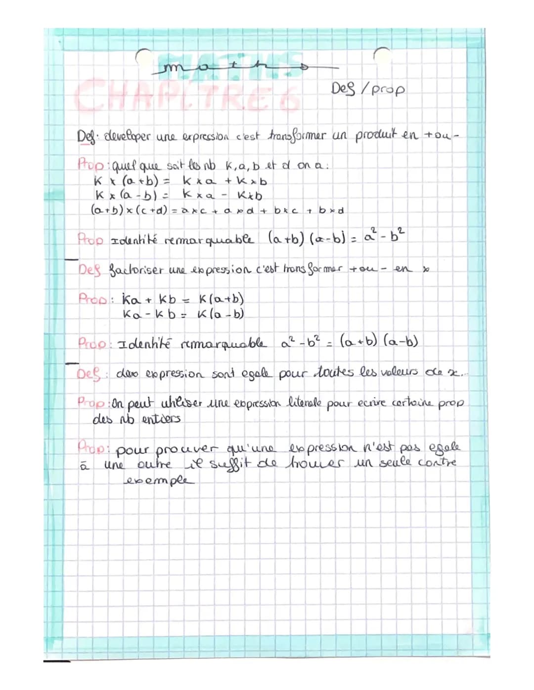 wo ont to
Mise

Cmaths

Arithmetique
Des: a multiple de d = a = bxk
bdiviseur de a
Is multiple de 5 et de 3
Set 3 diviseur de Is
-Definition