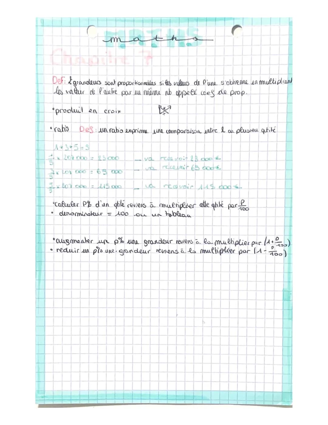 wo ont to
Mise

Cmaths

Arithmetique
Des: a multiple de d = a = bxk
bdiviseur de a
Is multiple de 5 et de 3
Set 3 diviseur de Is
-Definition