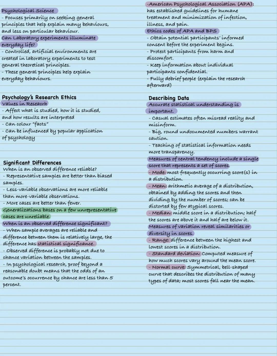 Chapter One
Introduction to Psychology
The need for Psychology Science
- Humans cannot rely solely on intuition and
common sense.
-Sources S