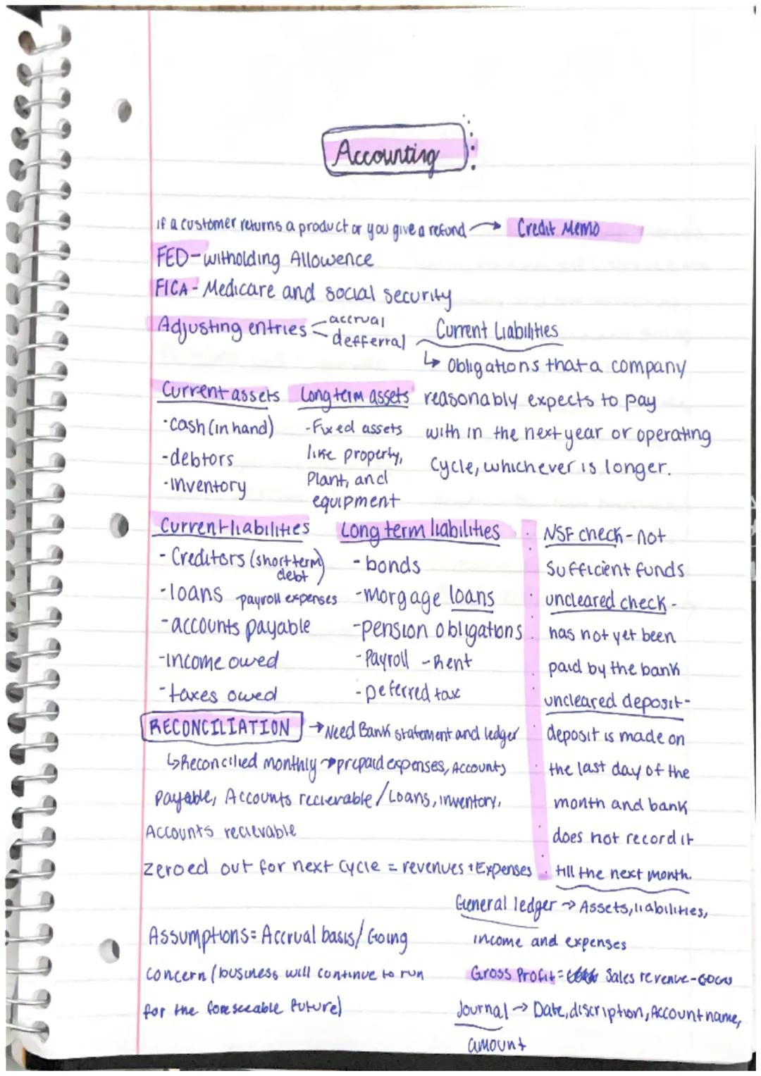 # Accounting Cycle

1. Analyze transactions
2. Record transactions in journal
3. Post to ledger
4. Prepare unadjusted trial balance
5. Prepa