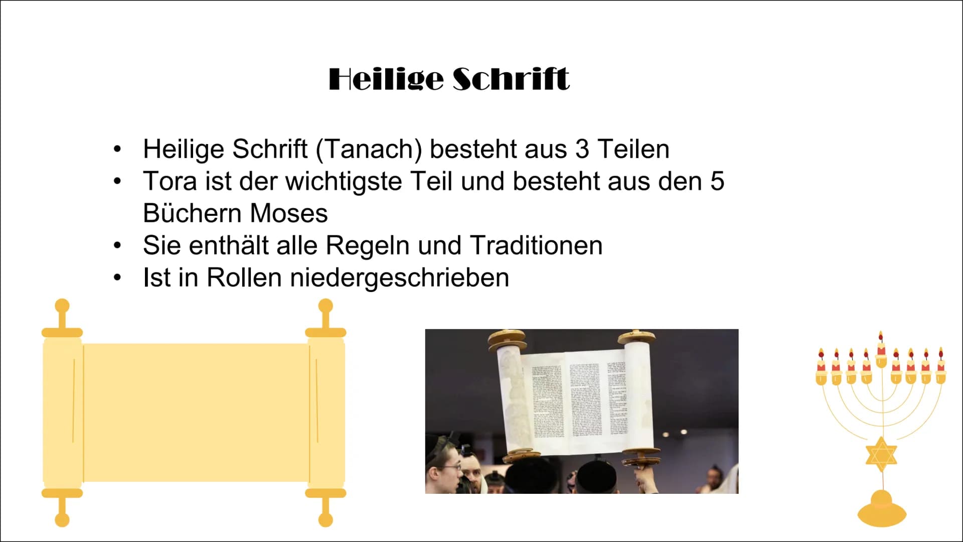 # Das Judentum ### Fakten

• Das Judentum ist nicht nur eine
Religion, sondern eine Ethnie
• Ist eine monotheistische Religion
• Ist die ält