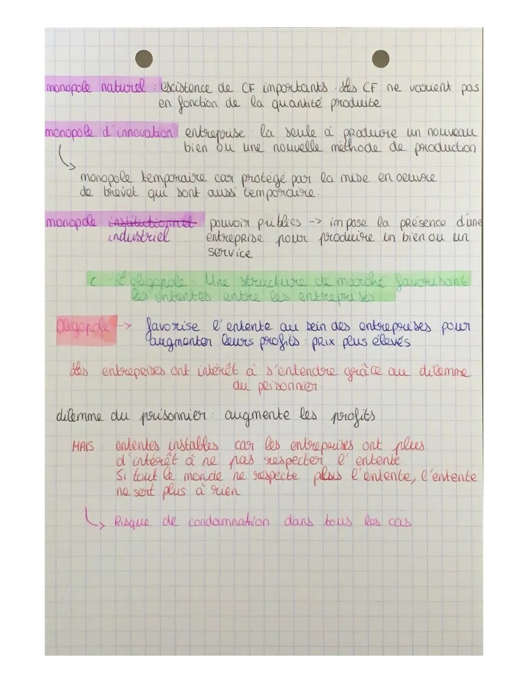 # Chapitre 6

Comment les marches imparfaitement concurentiels fonctionnent-
ils?

I-de pouvoir de marché des monopoles et des oligopoles
il