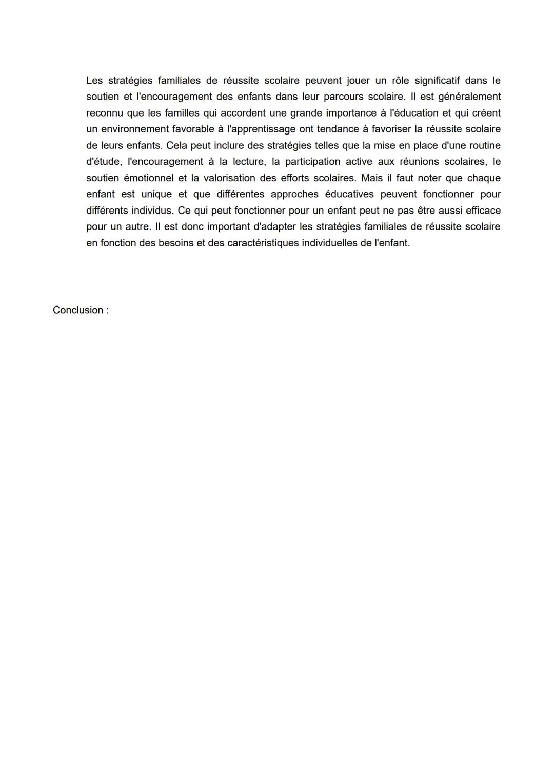 Les différentes configurations familiales sont-elles un déterminant pour expliquer la réussite ou
l'échec scolaire ?

Le lien entre la struc