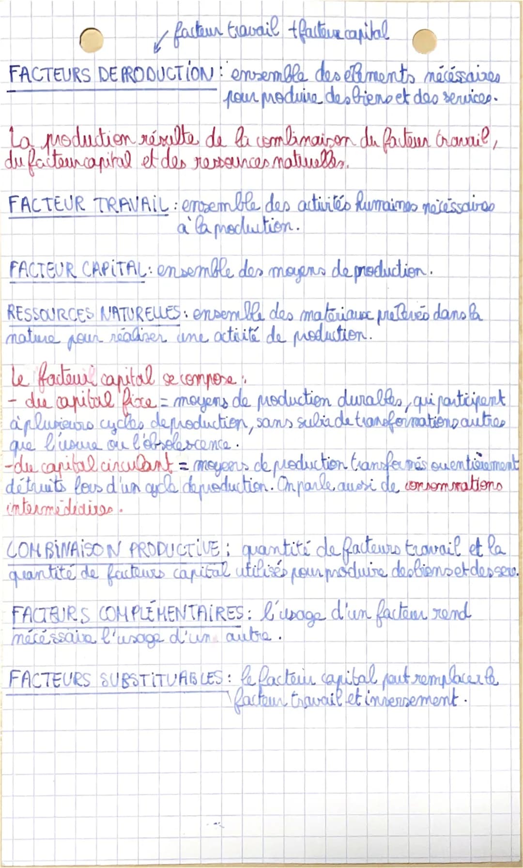 SES

Chapitre 2: Comment crée-t-on des richesses et comment
les mesure-t-on?

Chiffre d'affaires (CA) = valeur de la production/richesse.

→