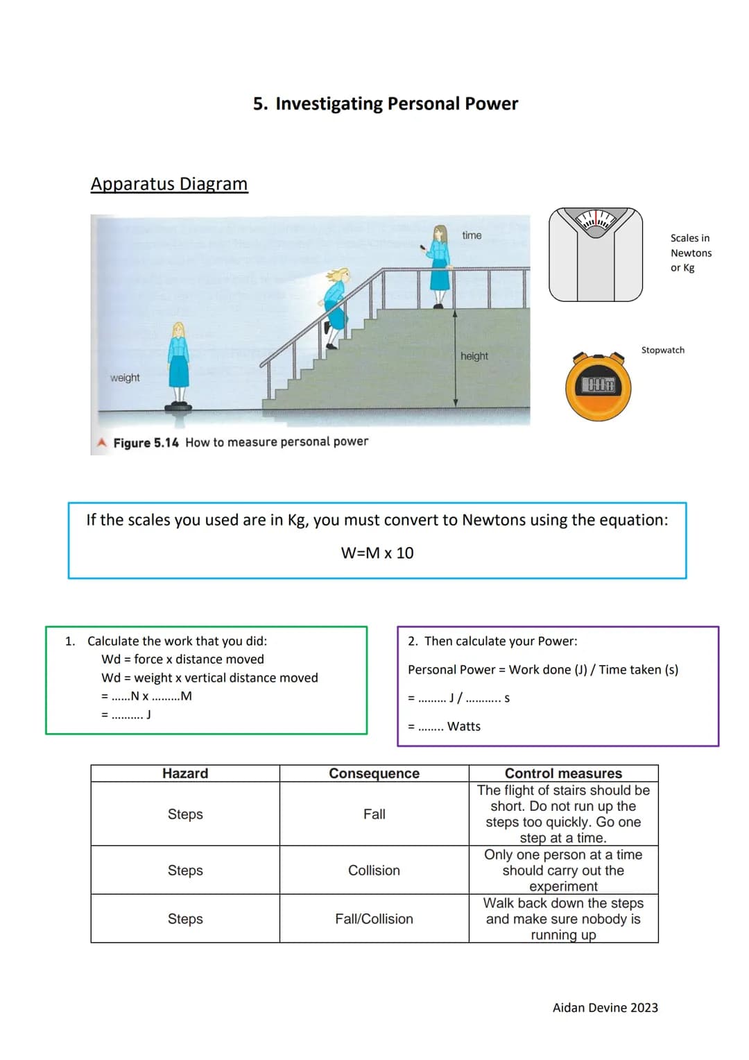 GCSE Physics Prescribed Practicals

1. Investigating how the average speed of an object moving down
a runway depends on the slope of the run