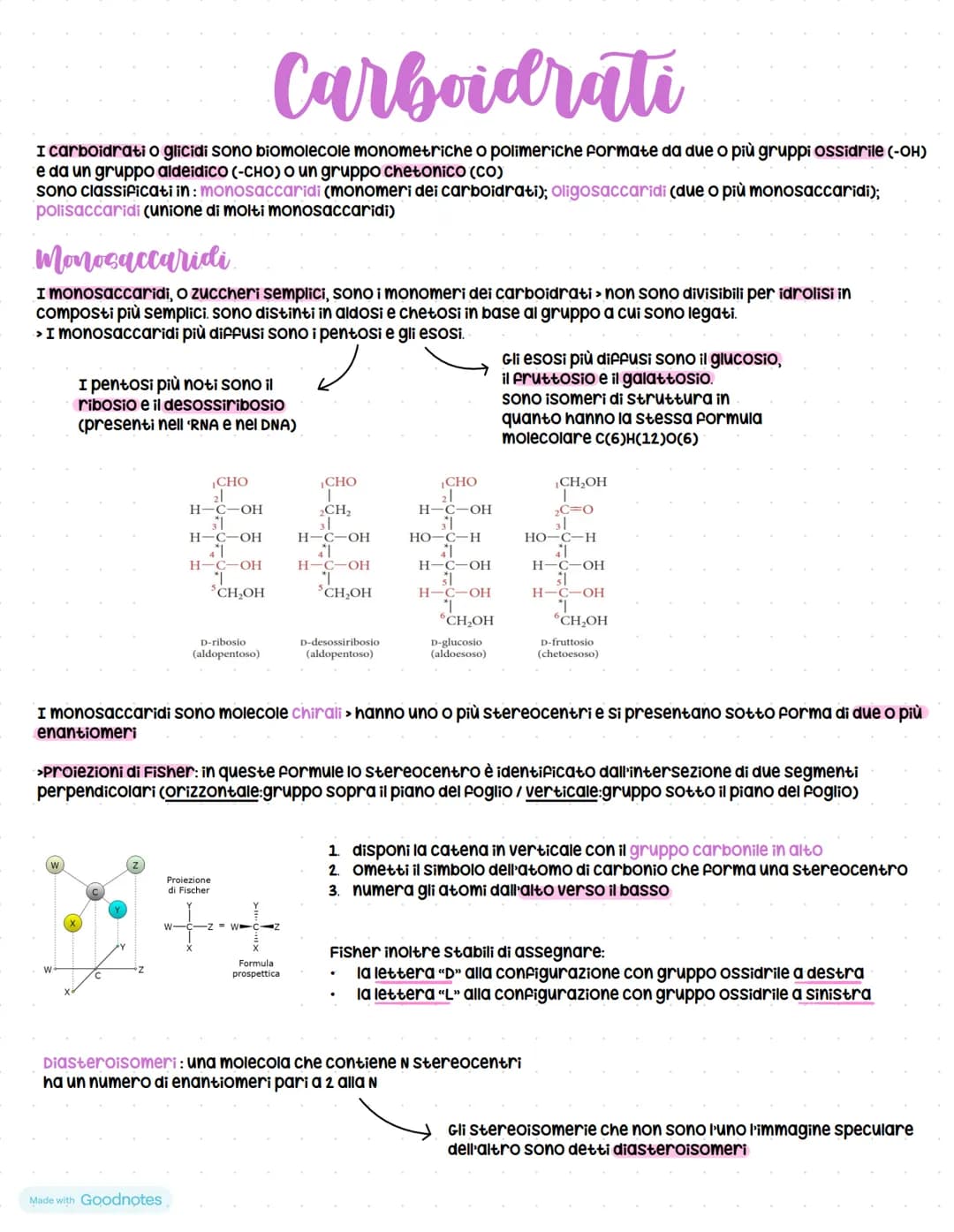 # Carboidrati

I carboidrati o glicidi sono biomolecole monometriche o polimeriche formate da due o più gruppi ossidrile (-он)
e da un grupp