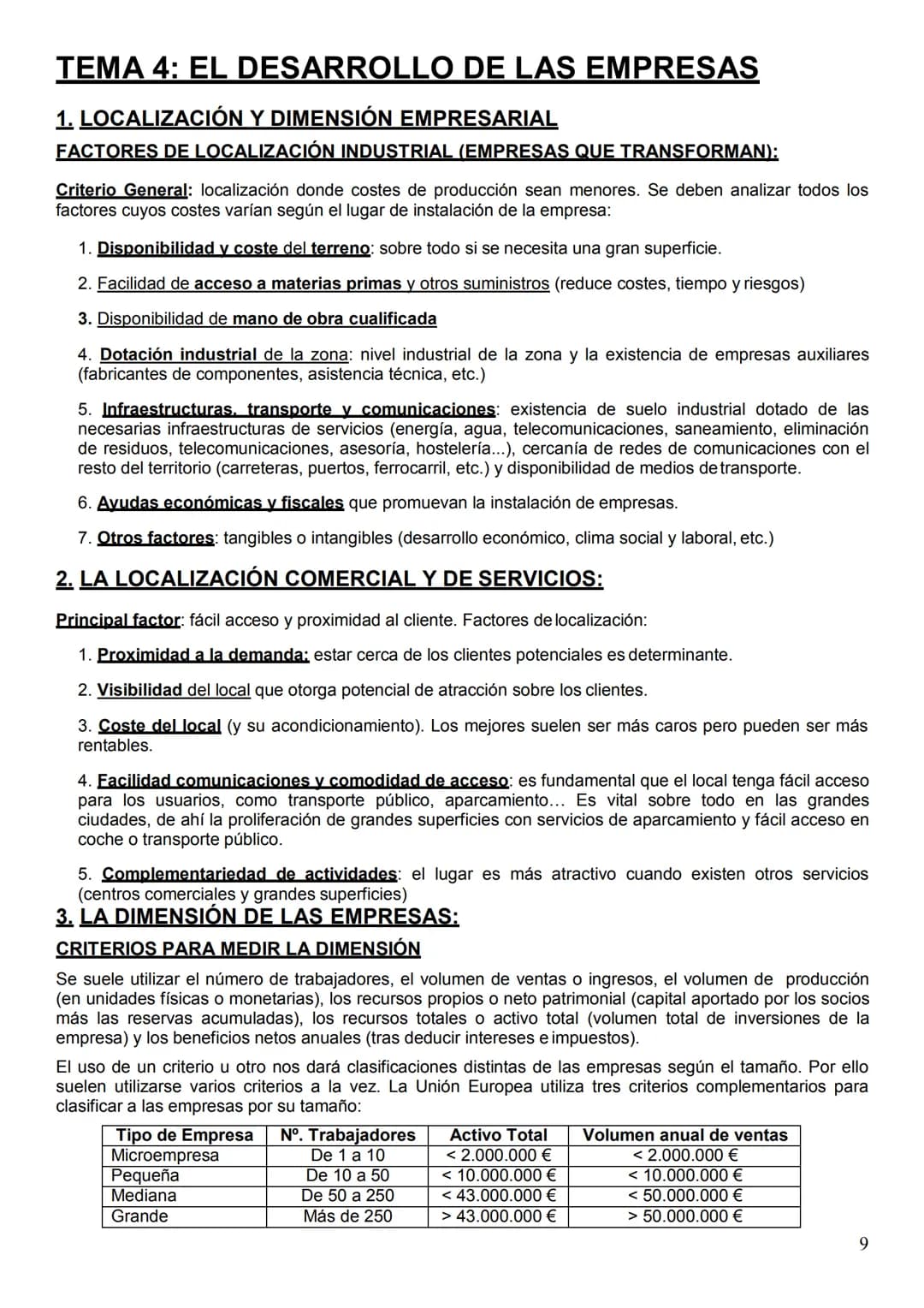 # TEMA 1. EL PAPEL DE LA EMPRESA EN LA ECONOMÍA

# 1. ACTIVIDAD ECONÓMICA Y EMPRESA

Factores productivos:
- Tierra: Recursos naturales.
- T