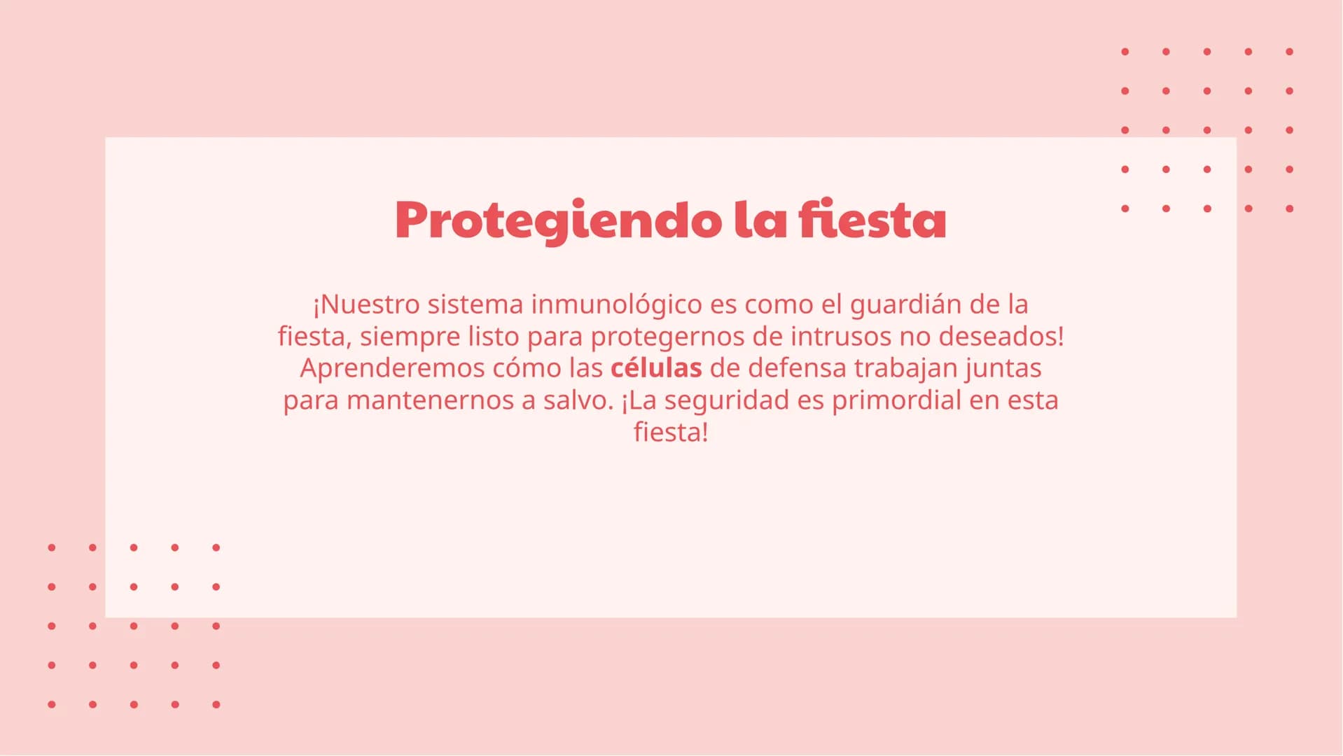 # ¡La fiesta de las células y tejidos! ¡Bienvenidos a la fiesta!

¡Prepárense para un viaje emocionante a través
del mundo de las células y 