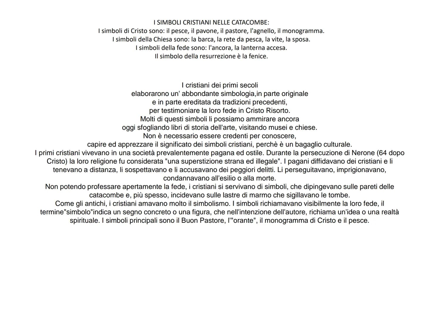 # ARTE PALEOCRISTIANA Arte
Paleocristiana
primi cristiani

Si sviluppa nei
territori
dell'Impero
Romano
dal I sec dC
al VI sec dC L'arte Pal