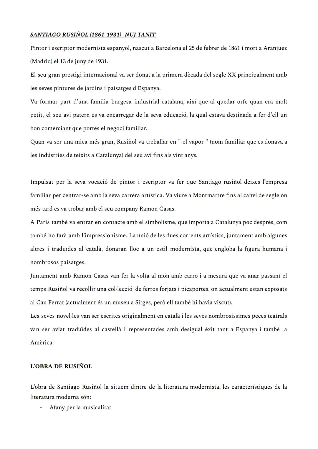 - CONTEXT HISTÒRIC

LA RENAIXENÇA

Moviment cultural que té com a objectiu la recuperació dels signes d'identitat de Catalunya,
aquests sign