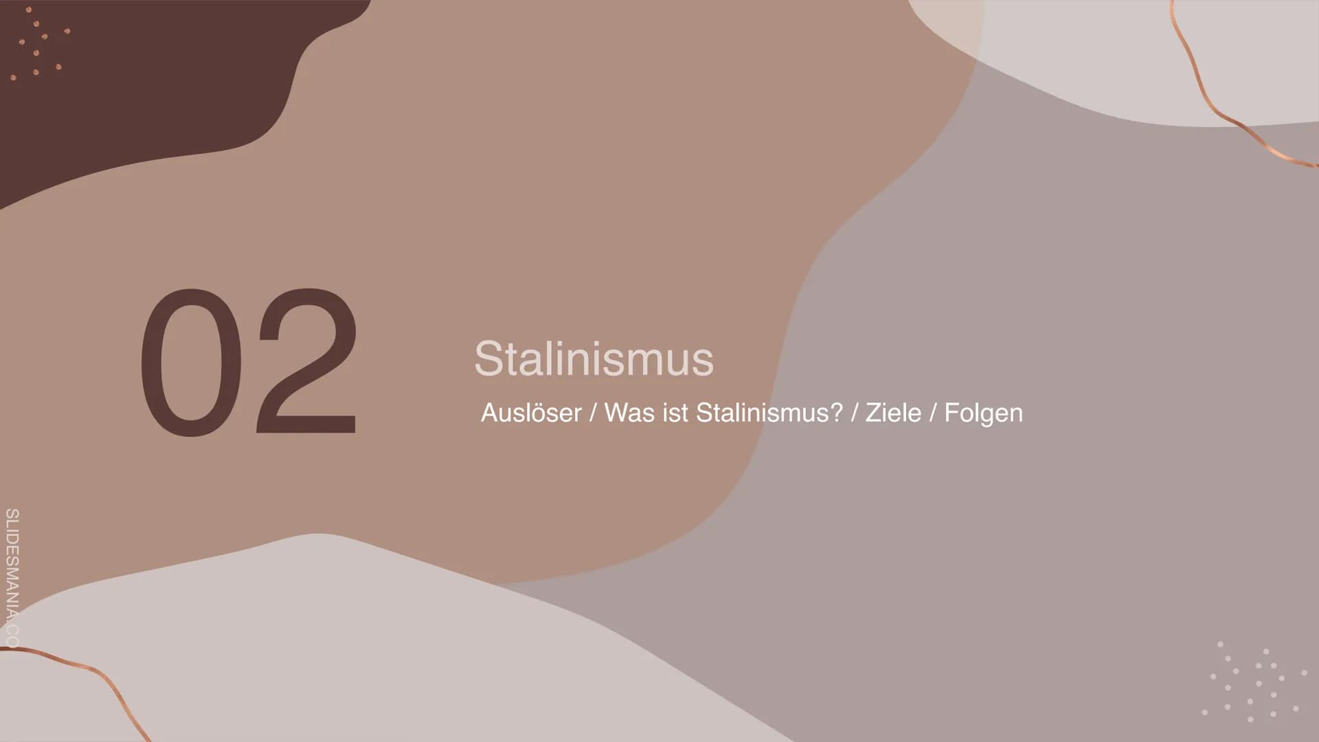 „Schluss mit der
Gleichmacherei. Wer mehr
arbeitet, soll auch besser leben.“

66

SLIDESMANIA.C # Russland unter Stalin
und die Sowjetunion 