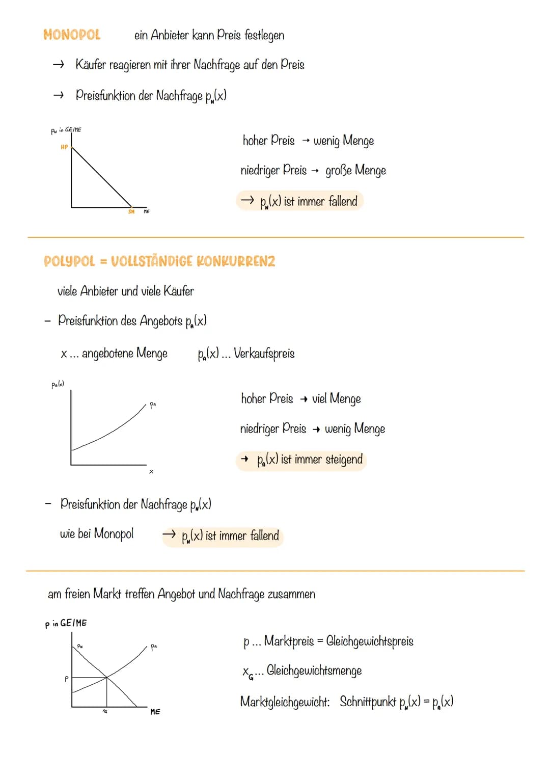 # KOSTEN UND PREISTHEORIE

Kostenfunktion K(x) (=Gesamtkostenfunktion)

$K(x) = Ku(x) + Kf(x)$

x... produzierte Menge $\rightarrow$ in Stüc