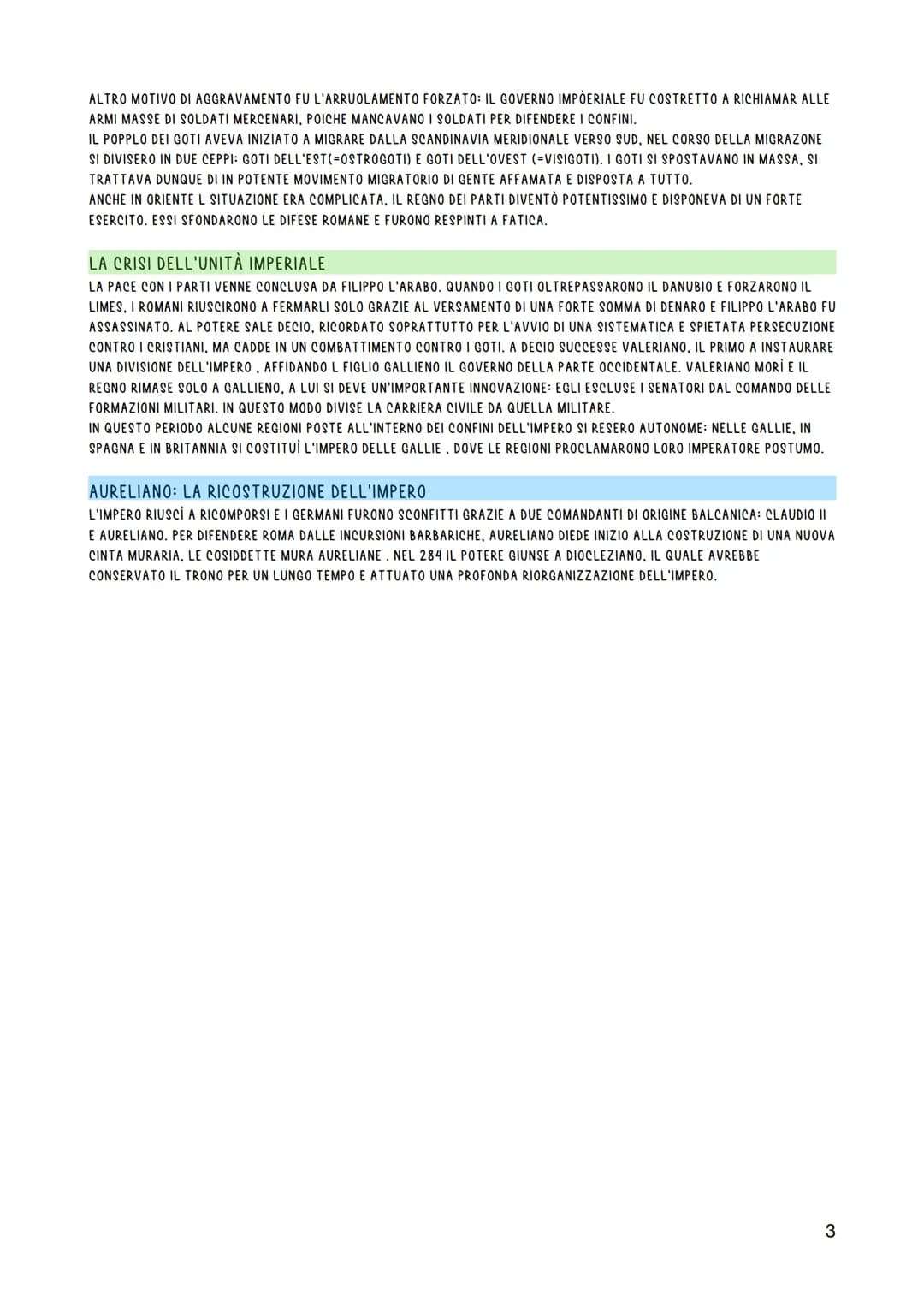 # LE ORIGINI DELLA CRISI

LA DIFFICILE INTEGRAZIONE TRA CITTÀ E CAMPAGNA

IL III SEC. SEGUE UN A SITUAZIONE DI CRISI E DI INSTABILITÀ CHE PO
