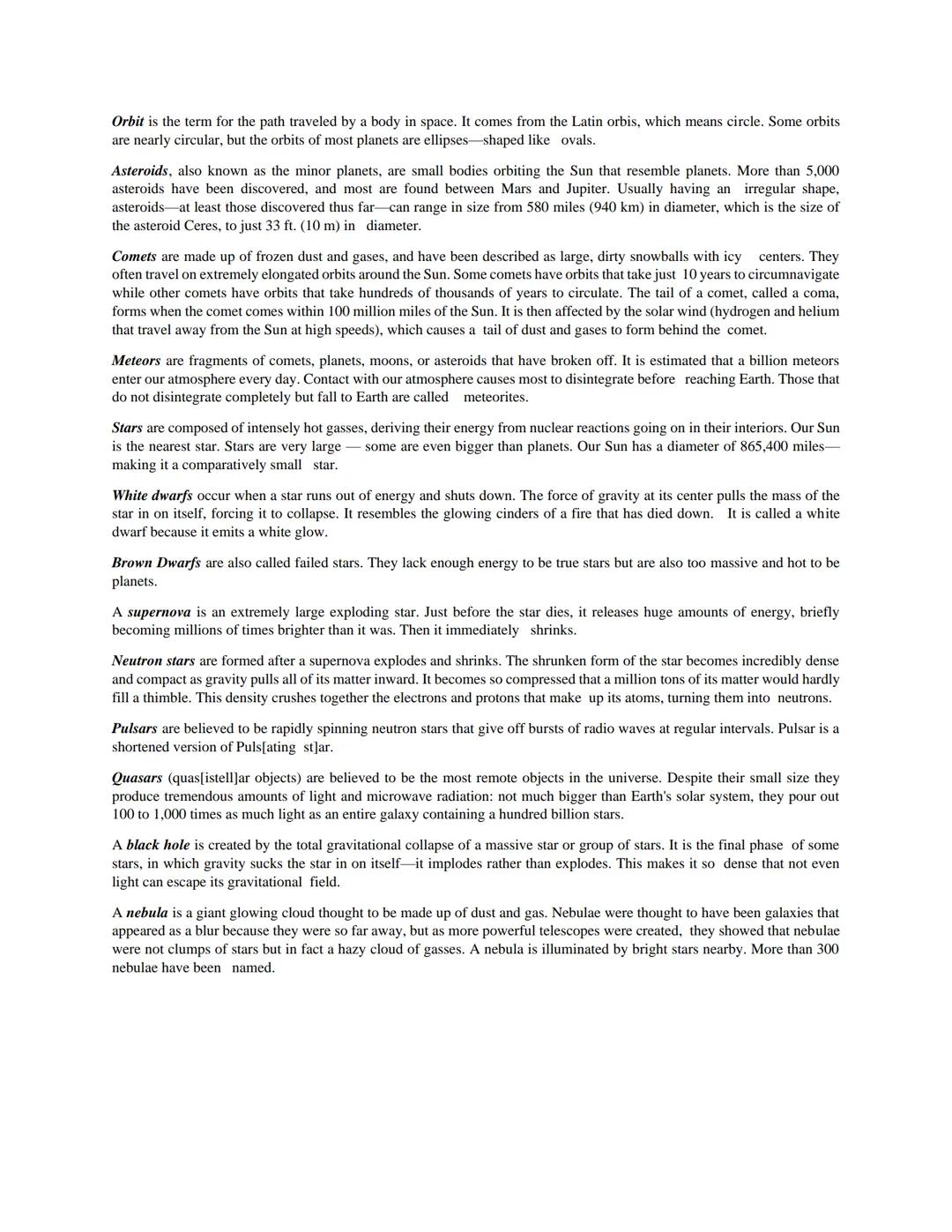 # Astronomy

## The Universe

How old is the universe? What is it made of? For the first time, scientists have clarity.

- 13.7 billion year
