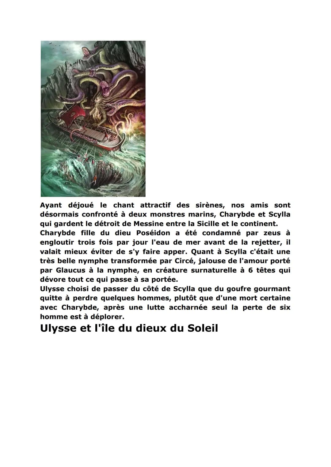 # Odyssée, les voyages d'Ulysse

Qui est Ulysse ?

Ulysse est le personnage principal de livre de l'Odyssée écrit par
Homère qui relate les 