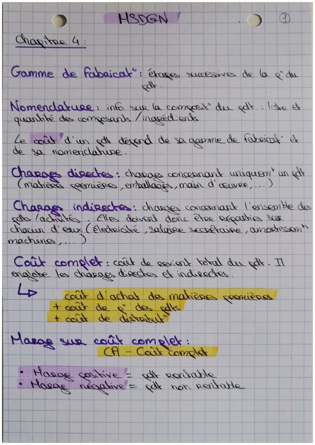
<h2>Gamme de fabrication et nomenclature</h2>
<p>La gamme de fabrication comprend les étapes successives de la production. La nomenclature 