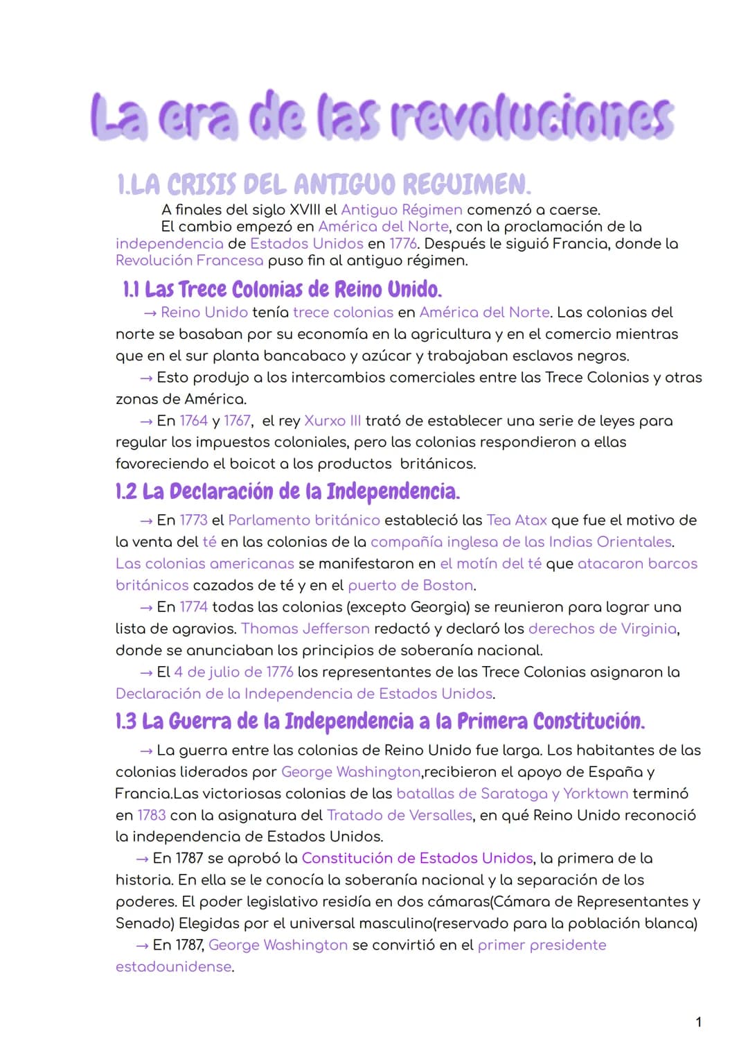 # La era de las revoluciones

1.LA CRISIS DEL ANTIGUO REGUIMEN.

A finales del siglo XVIII el Antiguo Régimen comenzó a caerse.
El cambio em