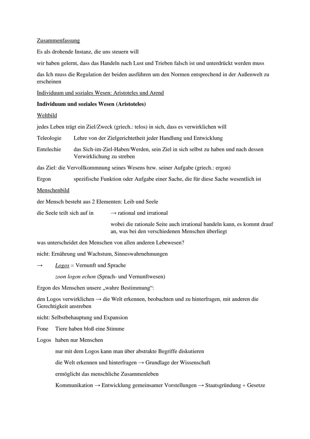 Ethik GK
Abitur Lernzettel

Q1.1 Anthropologische Grundpositionen

Menschenbilder

Vernunft- und Triebwesen: Freud und Kant

Vernunftwesen (