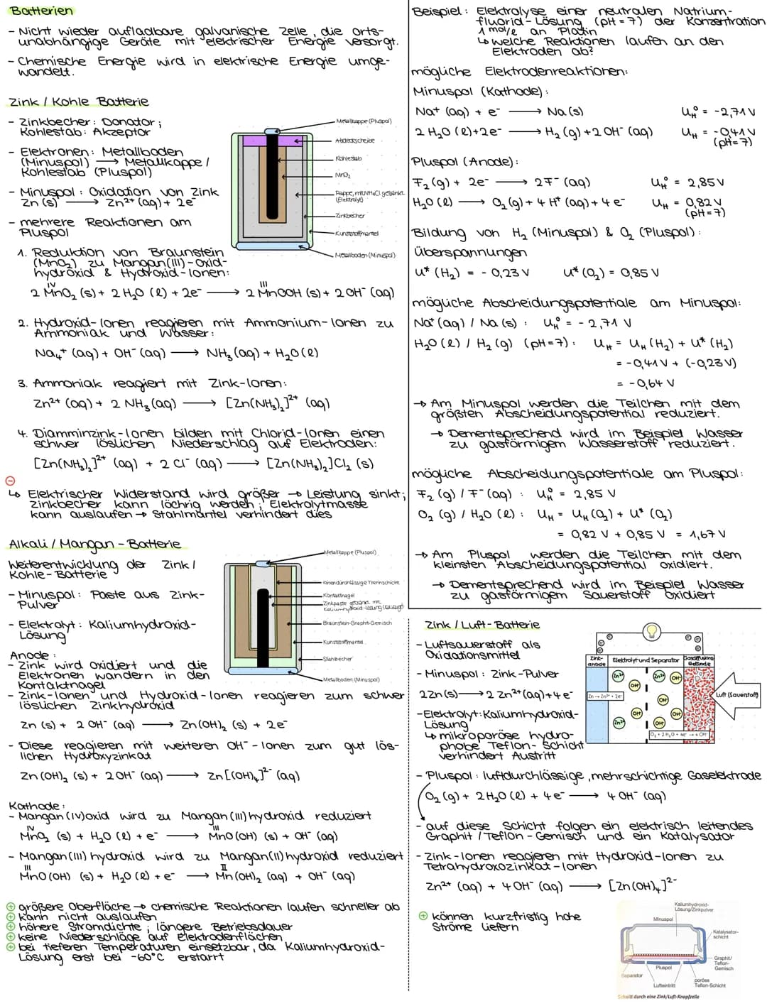 Redoxreaktion: Elektronenübertragungsreaktionen

Bep.

Oxidation (Elektronenabgabe): $21^- \longrightarrow I_2+ 2e^-$

Reduktion (Elektronen