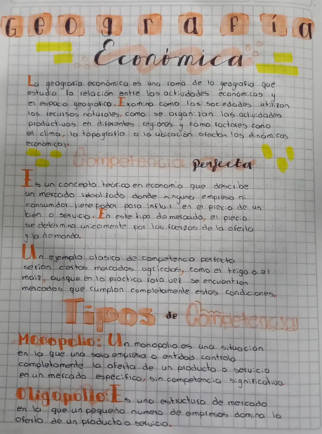 # Geografía

Economica

La geograria económica es una cama de la geografía que
estudia la relación entre las actividades económicas
el espac