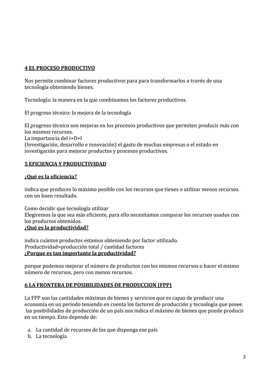 # LA PRODUCCION

1 LOS FACTORES PRODUCTIVOS

¿Que son los factores productivos?
Son recursos escasos que permiten hacer bienes y servicios.

