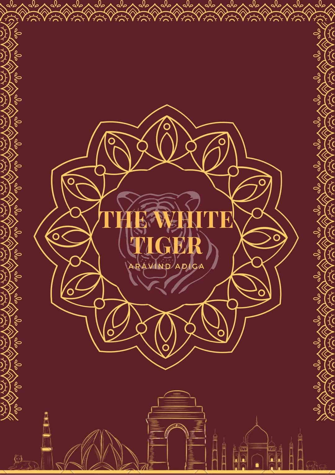 # THE WHITE TIGER

ARAVIND ADIGA TOPICS

1.
2.
3.
4.
5.
6.

Chapter Overview
Self- portrait: Balram Halwai
Pinky Madam
The Places: Laxmangar