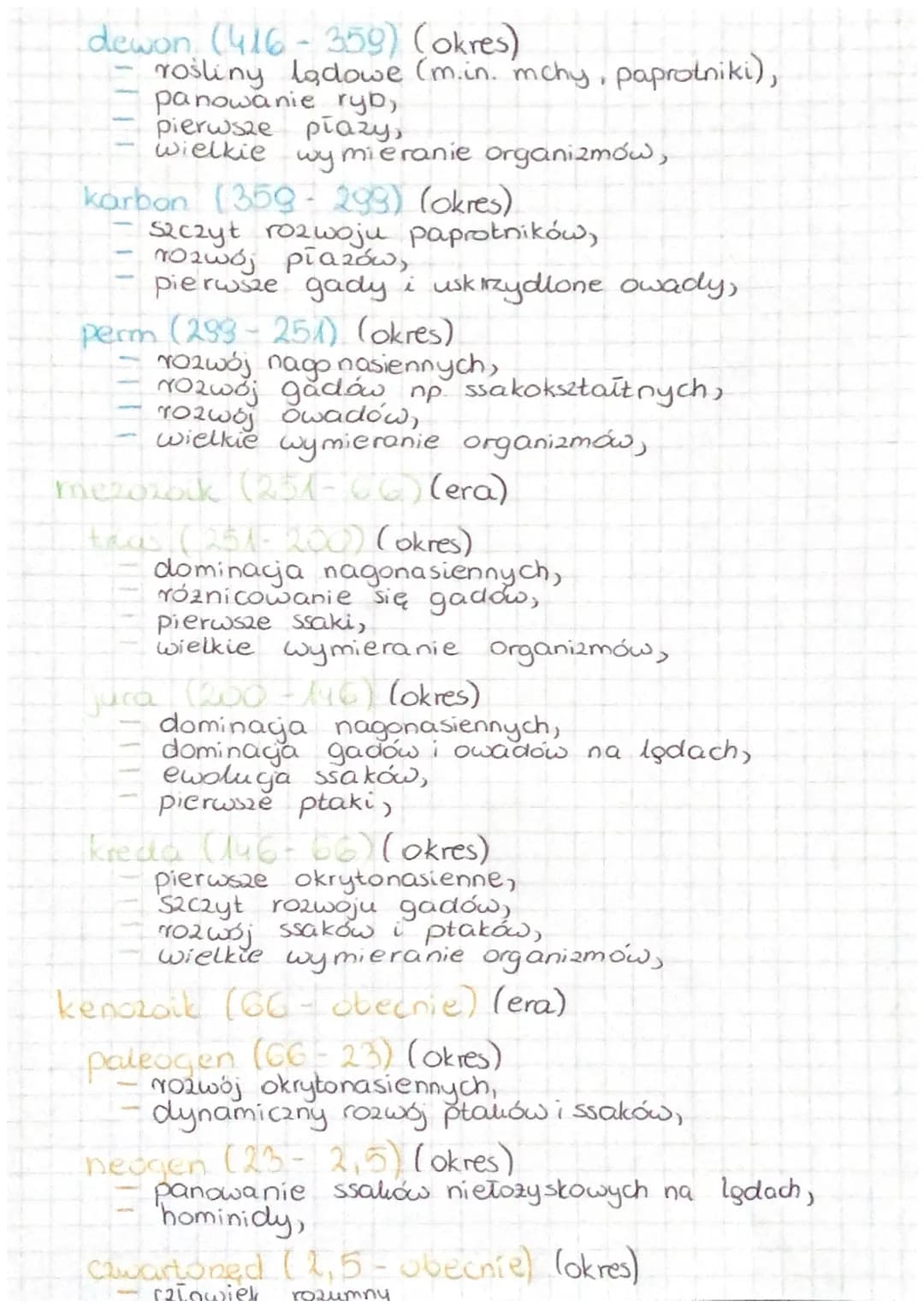 # HISTORIA ZYCIA NA ZIEMI

Biogeneza - procesy ewolucyjne, które doprowadziły do
powstania zycia na Ziemi.

## Etapy biogenezy

2wiązki orga