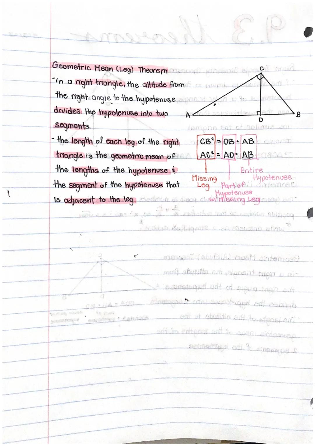 # 9.1 theorems

Pythagorean Triple- the 3 sides of the right triangle ore positive
integers (No dealmals)

Converse of the Rythagorean Theor