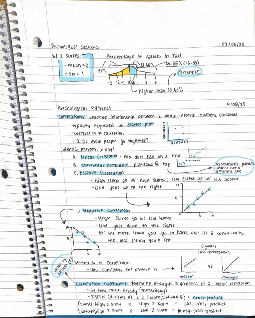 Psychological Statistics
08/27/25
Statistics: branch of math that explains how to interpret a group of numbers
-behavioral & social scientis