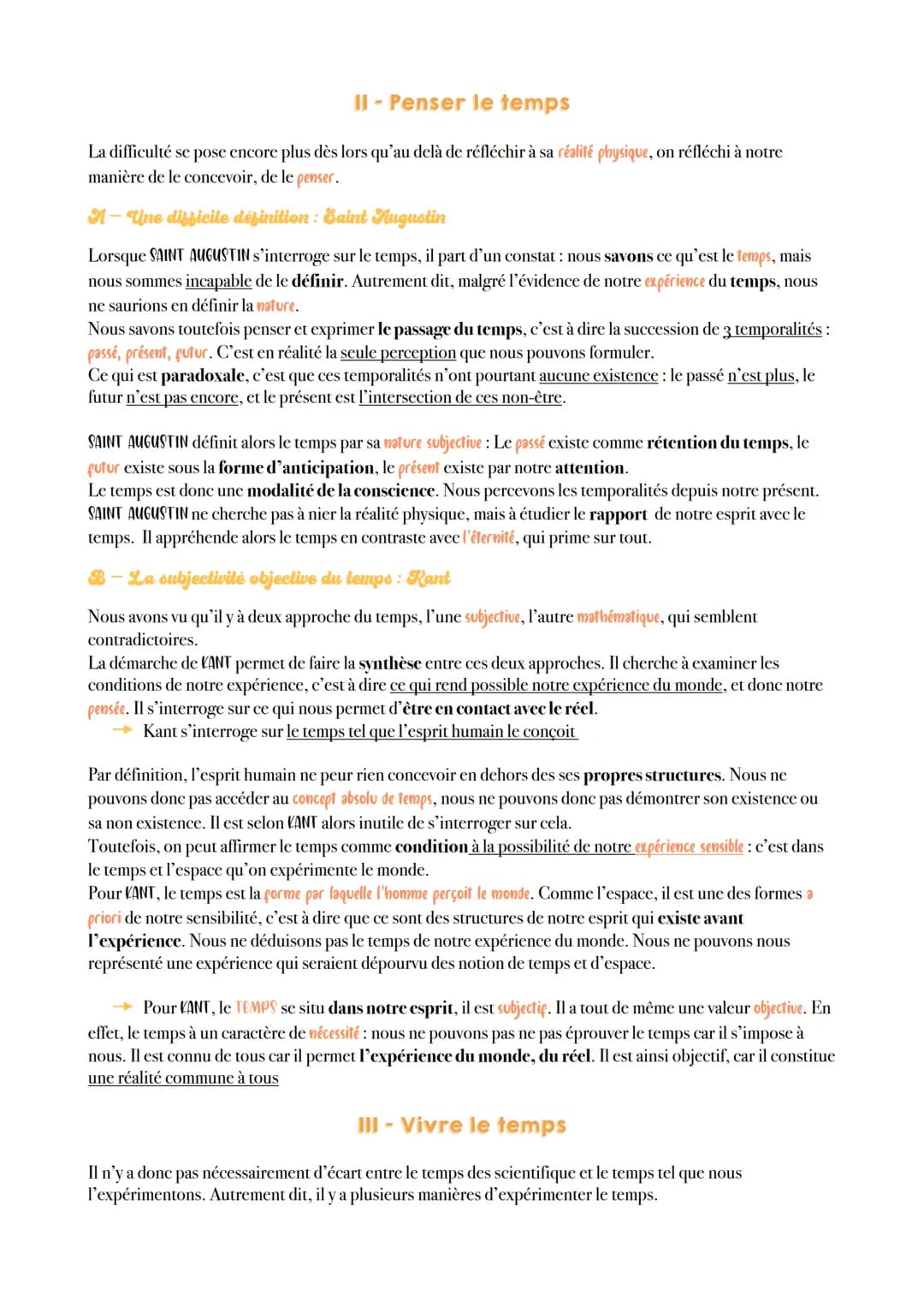 C H A P I T R E 14

LE TEMPS Le temps est une dimension de notre réalité, celle qui se manifeste dans le fait que toutes les choses ne
cesse