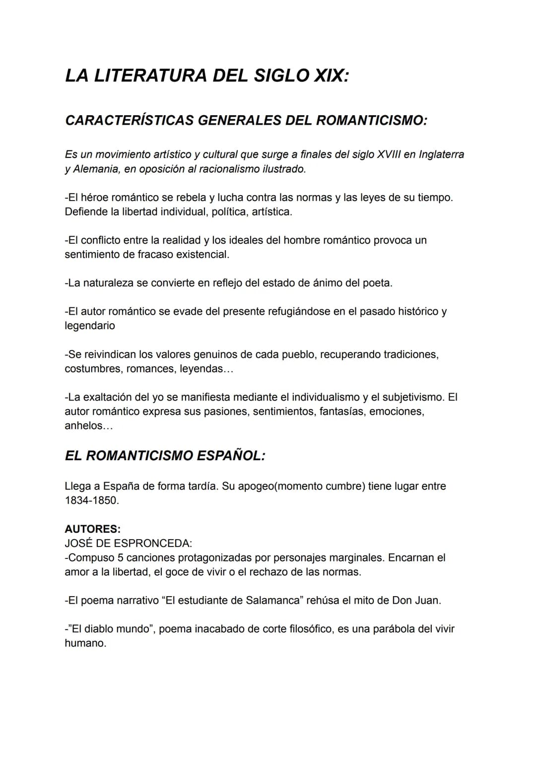# EXAMEN DE LENGUA LITERATURA

## LA LITERATURA DEL SIGLO XVIII:

### CARACTERÍSTICAS:

-La literatura debe ser útil para modificar la socie