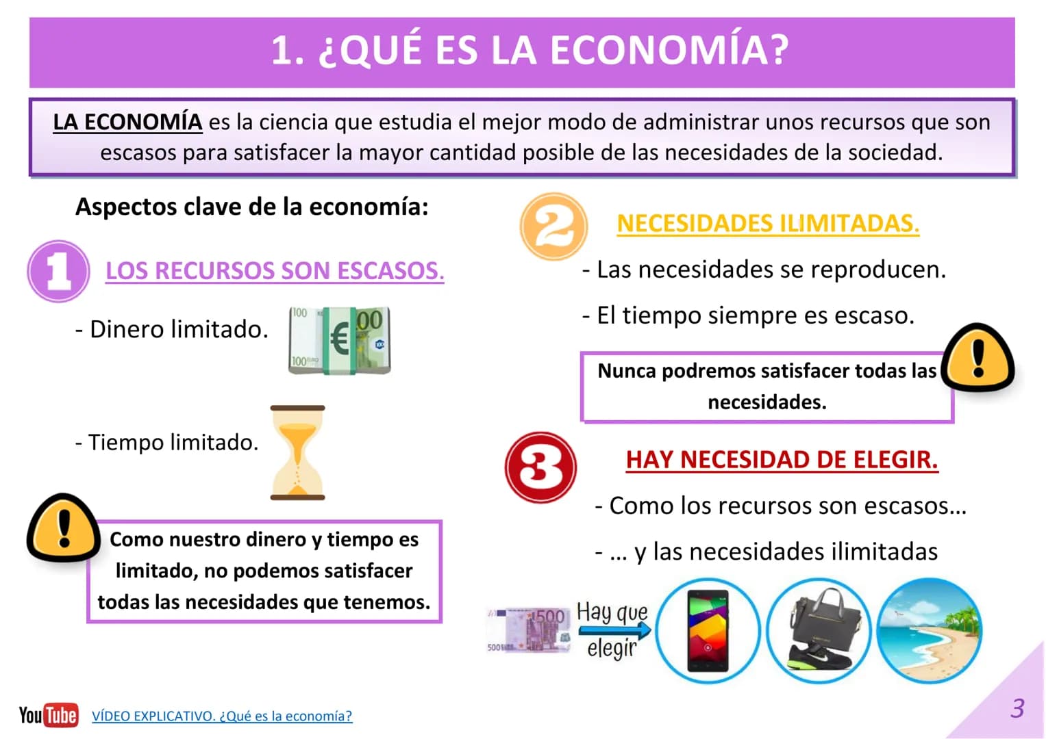 DIAPOSITIVAS 1º BACHILLERATO
UNIDAD 1. LA SUBLIMACIÓN DE LA
ECONOMÍA.
Material elaborado por:
Material editado por:
Econosublime
@Econosubli
