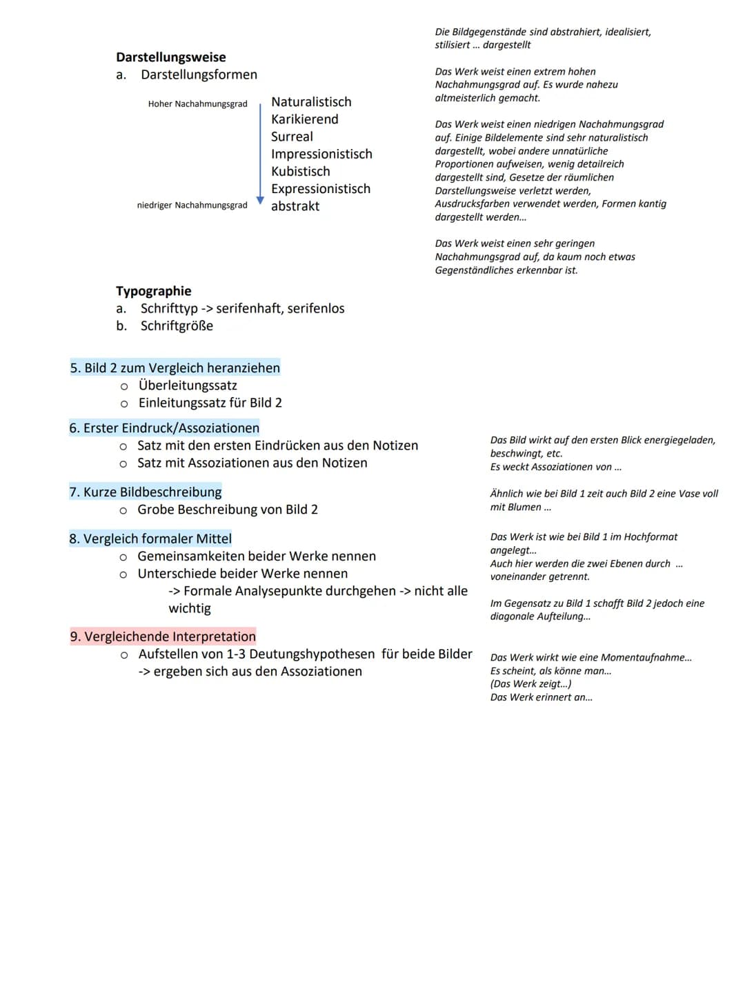 Dez. 2021

# Kunst
Werksvergleich Vorabiklausur

## Vorbereitung

1. Erster Eindruck/Assoziationen aufschreiben

-> erster Eindruck: alle Ad