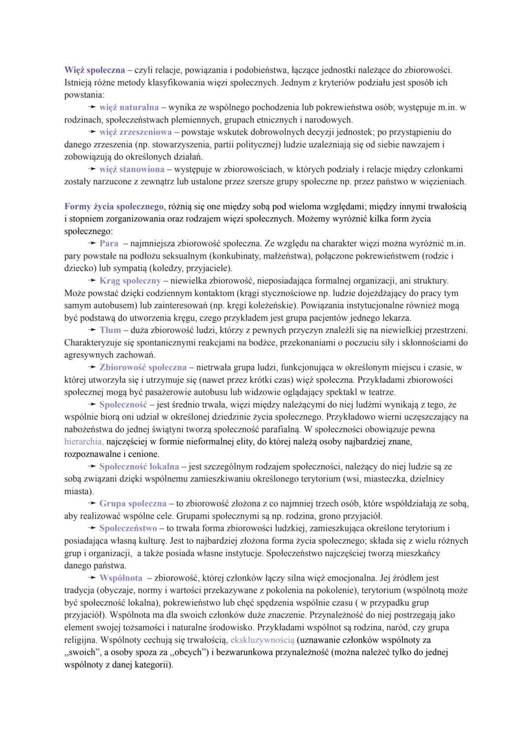 # CZŁOWIEK ISTOTĄ SPOŁECZNĄ

Status społeczny - to określenie miejsca danej jednostki (lub jednostek) w zbiorowości. Człowiek
funkcjonuje w 