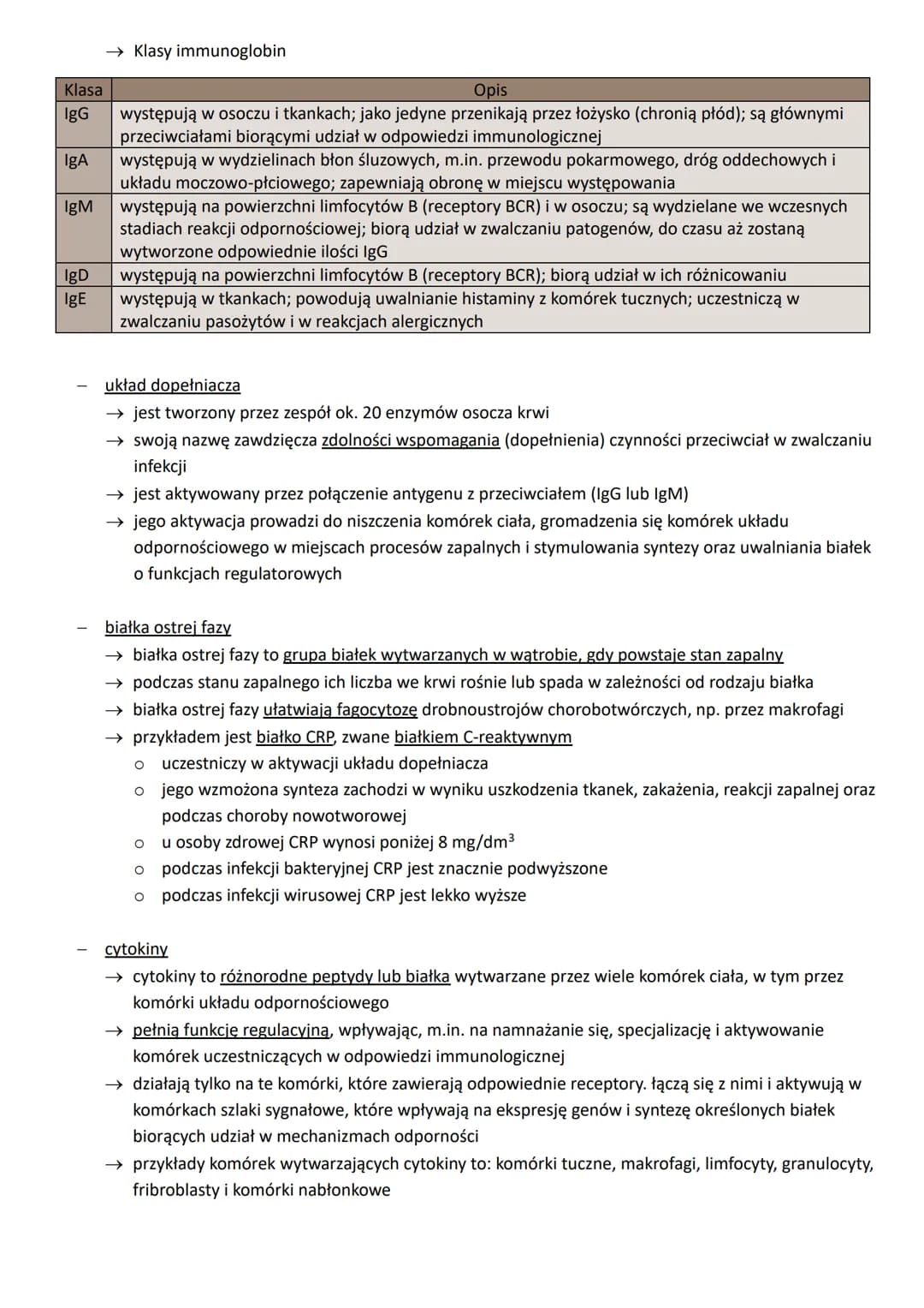 # 6.7 Budowa i funkcje układu odpornościowego

1.  Patogeny drobnoustroje chorobotwórcze (wirusy, pasożytnicze bakterie, grzyby i protisty) 